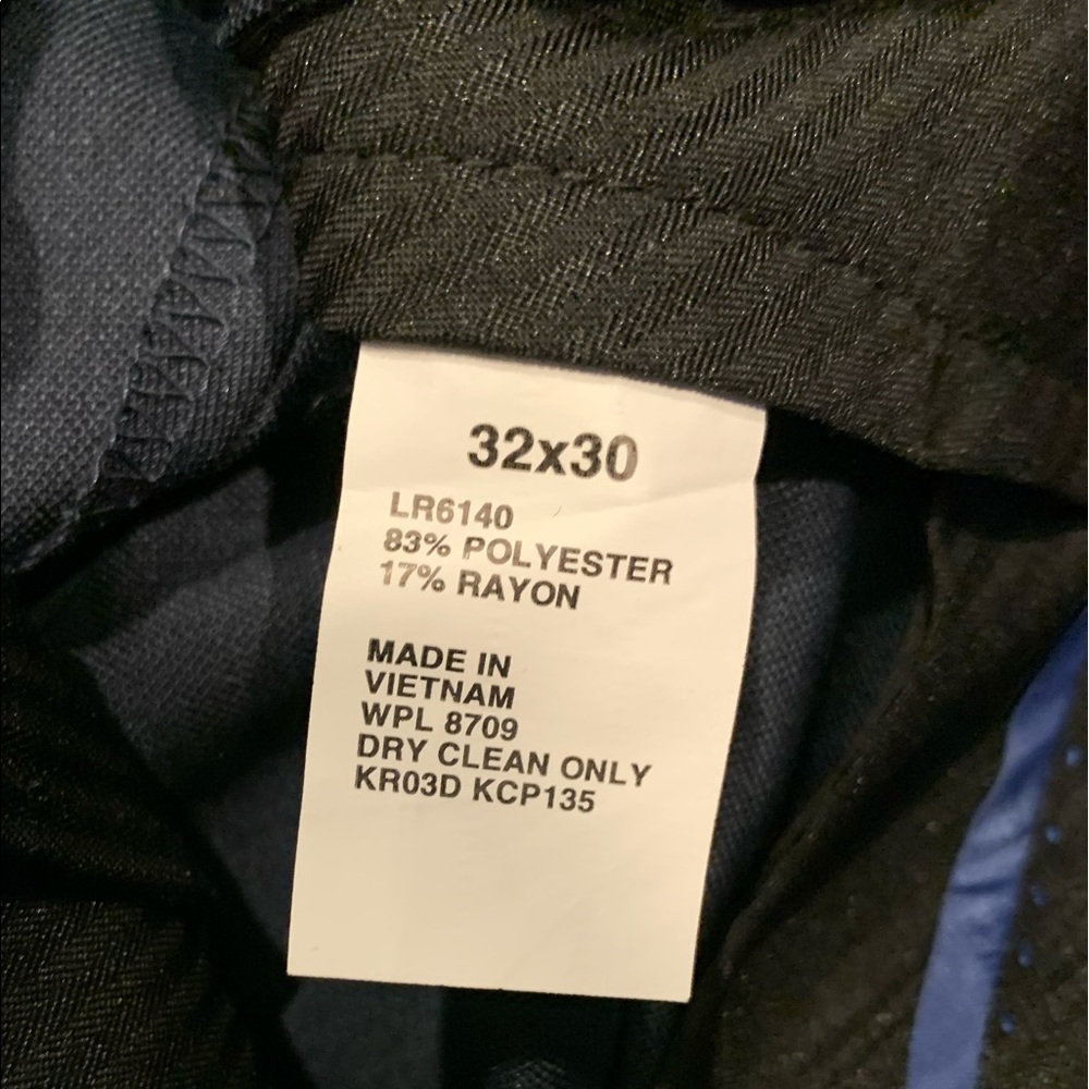 Kenneth Cole Navy blue suit *worn once* - Picture 8 of 8